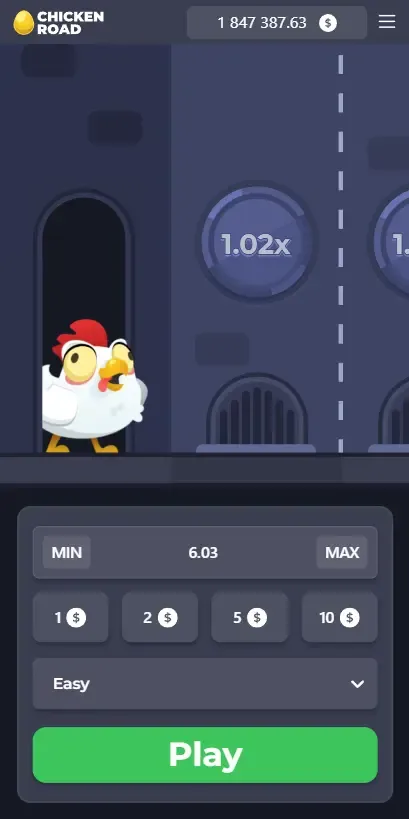 chicken road mobile game